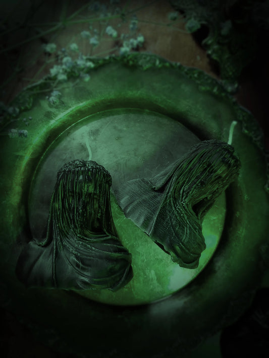 Veiled lady -mehiläisvahakynttilä