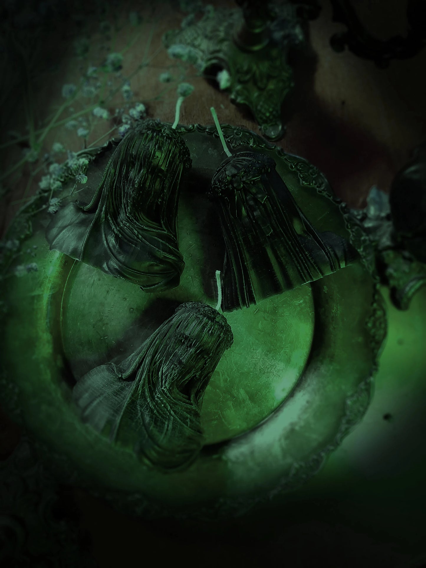 Veiled lady -mehiläisvahakynttilä